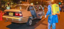 Operativos de control y desinfección durante este puente festivo