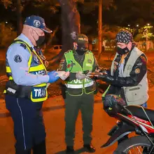 Operativos de control y desinfección durante este puente festivo