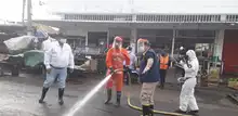 ¡CONTINÚA DESINFECCIÓN EN LA ICÓNICA GALERÍA SANTA ELENA!