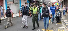 Reunión y recorrido Alcalde Ospina con comerciantes del centro de Cali