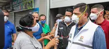 Reunión y recorrido Alcalde Ospina con comerciantes del centro de Cali