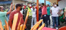 Reunión y recorrido Alcalde Ospina con comerciantes del centro de Cali