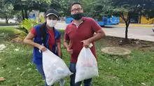 280  kits alimentarios entregados a los Jueces de Paz y Carretilleros en el oriente de Cali
