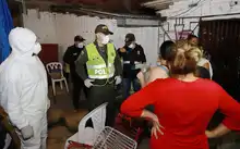 Grupo élite de se toma primer día de toque de queda y desactiva nueve fiestas