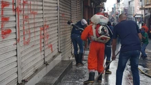 ¡DESINFECCIÓN EN EL CENTRO DE CALI, PREVIA A SU APERTURA!