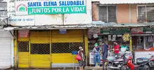Comerciantes, clientes y trabajadores de Santa Elena, consecuentes con el cierre