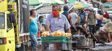 Comerciantes, clientes y trabajadores de Santa Elena, consecuentes con el cierre