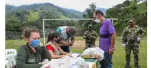 Pance, La Elvira y El Saladito, fueron los corregimientos que este martes (2.06.2020) hicieron parte de la segunda fase de entrega de ayudas alimentarias