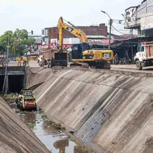 Tras cuatro días de intervención, se siente el cambio extremo en la galería de Santa Elena