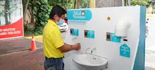 Continúa inspección a protocolos de bioseguridad en centros comerciales de Cali