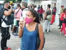 Un grupo de 70 venezolanos viajó a la frontera con recursos propios