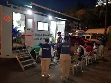 Un grupo de 70 venezolanos viajó a la frontera con recursos propios