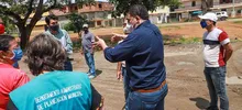 Alcaldía y comunidad visitan terreno donde se construirá Parque Lineal Cauquita