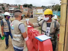Verifican protocolos de bioseguridad en la avenida Circunvalar y en el Parque Lineal río Cali
