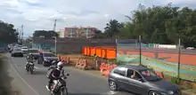 Funden estribos del puente sobre el río Lili