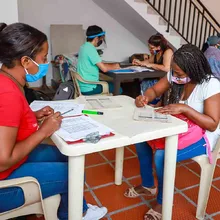 Bendiciones cargadas de alimentos recibieron los niños con déficit nutricional