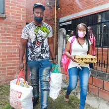 Bendiciones cargadas de alimentos recibieron los niños con déficit nutricional