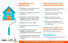 Convocatoria Subsidio de Mejoramiento Comuna 1,18 y 20