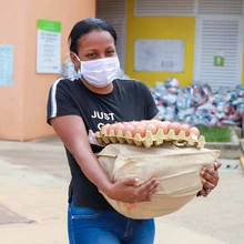 300 niños los primeros beneficiados con la entrega de raciones para preparar
