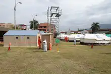 Instalan zona de aislamiento para atender pacientes de covid-19