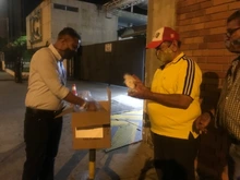 Se realizó entrega de tapabocas a taxistas y agentes de tránsito