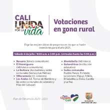 Comunas y corregimientos: ¡A votar por los mejores proyectos!