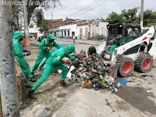  Ciudad Limpia retiró 15 toneladas de residuos del área de renovación urbana