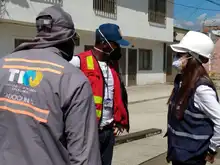 Secretaria de Infraestructura inspecciona las obras de la fase II de Santa Elena