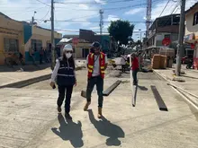Secretaria de Infraestructura inspecciona las obras de la fase II de Santa Elena