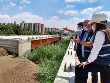 Intensifican labores de construcción en el puente de la avenida Ciudad de Cali