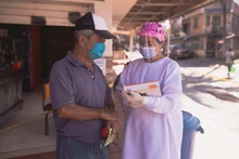 Con lavatón nos tomamos sector de El Pondaje para mitigar el Coronavirus