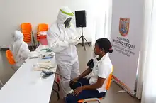 Ídolos deportivos caleños ponen ejemplo con su prueba PCR