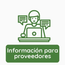 información para proveedores