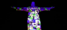 Luces y colores encendieron la noche del 25 de julio en el cerro de Cristo Rey