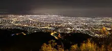 Luces y colores encendieron la noche del 25 de julio en el cerro de Cristo Rey