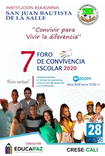 Mañana, conéctate al 7º Foro sobre Convivencia Escolar