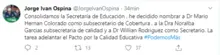 William Rodríguez Sánche: nuevo secretario de Educación de Cali 
