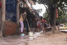 Habitantes de Pízamos se unieron al “Lavatón por la Vida”