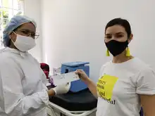 Exitosa jornada de vacunación gratuita en la Secretaría de Salud