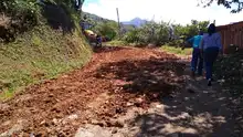 Infraestructura rehabilita vía en el corregimiento Los Andes