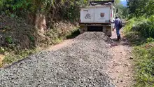 Infraestructura rehabilita vía en el corregimiento Los Andes