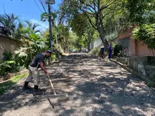 Infraestructura rehabilita vía en el corregimiento Los Andes