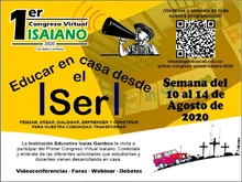Conéctate con el Congreso Virtual Isaíano 2020 ‘Educar en Casa desde el Ser’