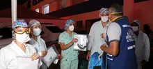 Caravana por la vida, un homenaje al personal de salud 
