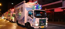 Caravana por la vida, un homenaje al personal de salud 