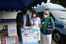 Villahermosa recibe donación de la OIM  
