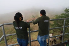 DAGMA al territorio llegó hasta el cerro de Los Cristales 