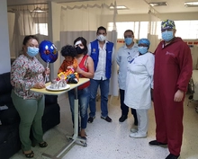 Red de Salud Sur Oriente celebró la recuperación y el primer cumpleaños del menor víctima del atentando en Llano Verde