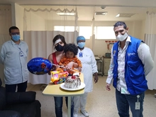 Red de Salud Sur Oriente celebró la recuperación y el primer cumpleaños del menor víctima del atentando en Llano Verde
