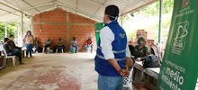 Juntos, habitantes de Los Andes y el DAGMA trabajaron en Los Andes, para mejorar su territorio  